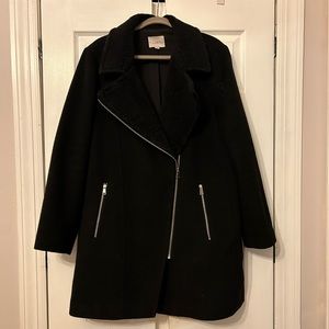 Ann Taylor Loft - Faux Sterling Trim Coat